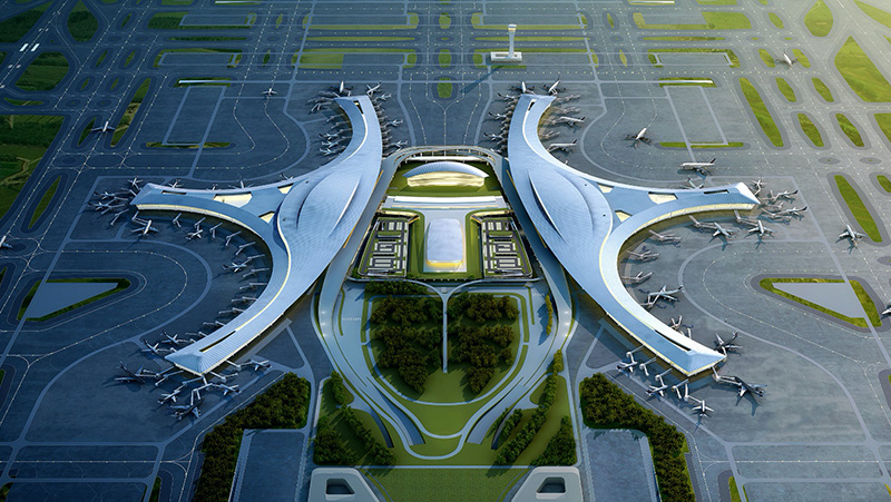 成都天府国际机场——中国唯一同时建设两座航站楼的机场
